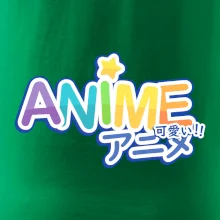 Anime nápis dúhový