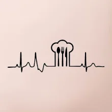 EKG kuchár čiapky a príbory