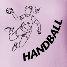 Handball nápis šikmo 1
