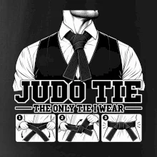 Judo tie jediná kravata