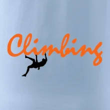 Climbing písací text