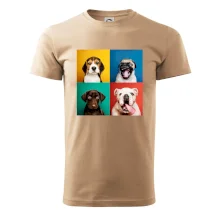 Psi šteňatá koláž