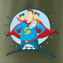 Táta superman - kluk, kluk a dítě