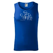 Fitness muž jedným ťahom Fitness muž jedným ťahom