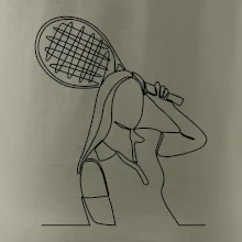 Tenistka jedným ťahom