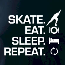 Eat sleep skate - ľadové korčuľovanie Eat sleep skate - ľadové korčuľovanie