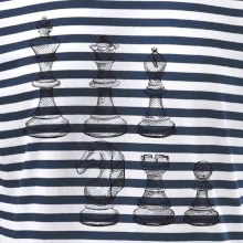 Šachové figúrky kreslené