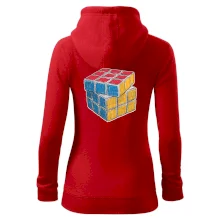 Rubikova kocka kreslená