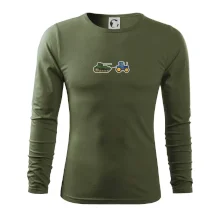 Ukrajinský traktorový pluk ulovil tank Ukrajinský traktorový pluk ulovil tank