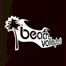 Beach volleyball obrys