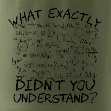 What exactly didnt you understand Chemistry