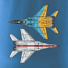 Mig 29 Fulcrum zo spoda a zo shora