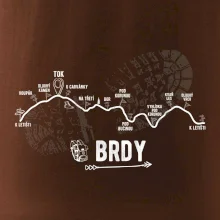 Profil kopců - Brdy