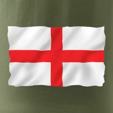 Anglická vlajka vejúca