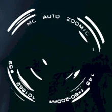 Foto objektív obrys