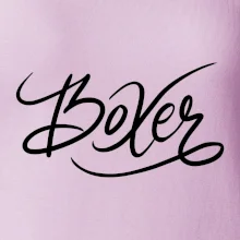 Boxer - nápis okrasný