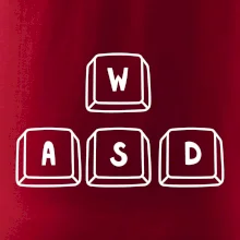 WASD klávesy - prso