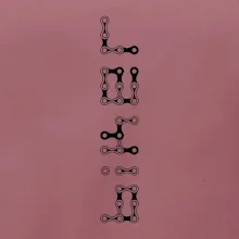 Biker nápis na výšku reťaz