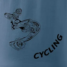 Cycling nápis šikmo