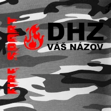 DHZ (oheň, firesport, názov sboru - vlastný nápis) DHZ (oheň, firesport, názov sboru - vlastný nápis)