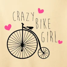 Crazy bike girl