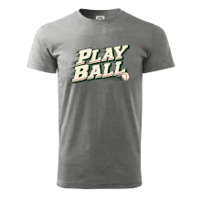 Play ball retro sportovní nápis
