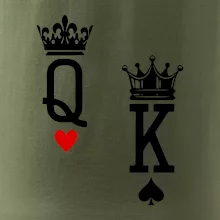 King & Queen logo na prso