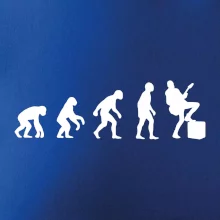 Evolúcia gitarista - noha na kombe Evolúcia gitarista - noha na kombe
