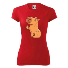 Kapybara s palcom hore Kapybara s palcom hore