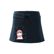 Mačka v zimnej čiapke