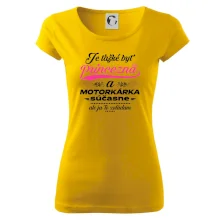 Je ťažké byť princezná motorkárka