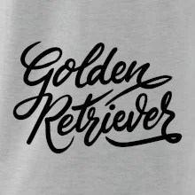 Golden retriever - nápis okrasný