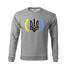 Ukrajina trojzubec s farbami Ukrajina trojzubec s farbami