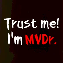 Trust me I´m  MVDr. / Ver mi som MVDr.