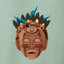 Mayová maska hnedá