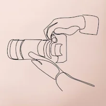 Fotograf jedným ťahom