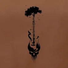 Gitara strom a lebka