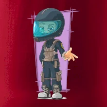 Vesmírny vojak fialový