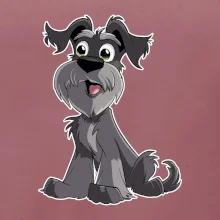 Bradáč kreslený sediaci