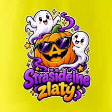 Strašidelne zlatý - veselá tekvica a duchovia