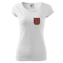 Flanelové triko červené