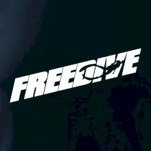 Freedive - nápis s potápačom