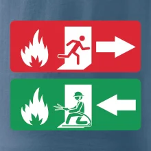 Lidé utíkají, hasiči přibíhají Lidé utíkají, hasiči přibíhají