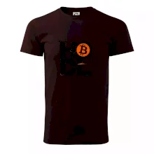 Hodl velký nápis a logo BTC