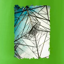 Farebné nebo - stožiare vysokého napätia