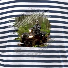 ATV štvorkolka v lese