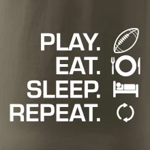 Play Eat Sleep Repeat americký fotbal