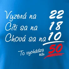 Vyzerá, cíti sa, chová sa - 50 rokov Vyzerá, cíti sa, chová sa - 50 rokov