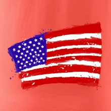 Americká vlajka ohnutá Americká vlajka ohnutá