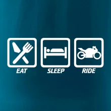 Eat sleep ride - cesta